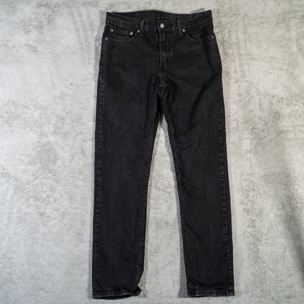 Levis Jeans Mens 32x32 Black 511 Slim Fit Stretch Denim Casual
